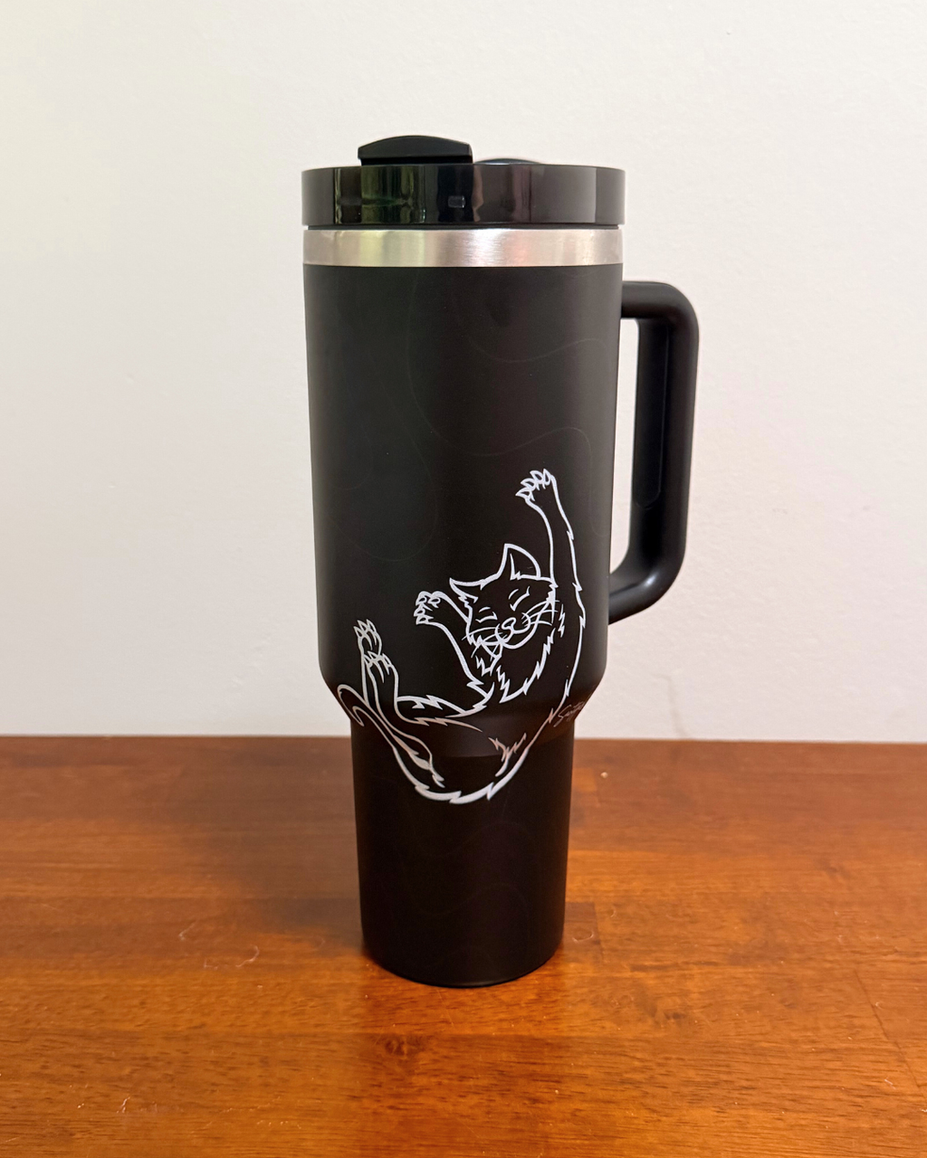 1.2L Black Stainless Steel Insulated Cup